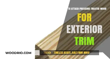Durable and Stylish: Attaching Pressure Treated Wood for Exterior Trim