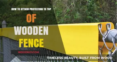 Secure Your Wooden Fence: Easy Top Protection Attachment Guide