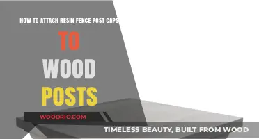 Securely Attaching Resin Fence Post Caps to Wood Posts: A DIY Guide