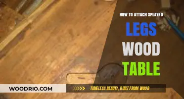Fixing Splayed Legs on a Wood Table: A Step-by-Step Guide