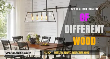 Mastering Mixed Wood Table Tops: A Step-by-Step Attachment Guide