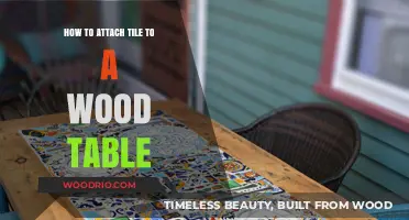 Attaching Tile to Wood Tables: A Step-by-Step DIY Guide