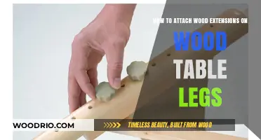 Easy DIY Guide: Attaching Wood Extensions to Table Legs