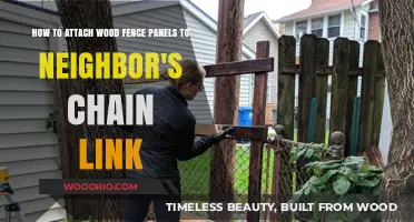 Attaching Wood Fence Panels to Neighbor's Chain Link: A Step-by-Step Guide