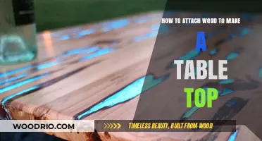 Easy DIY Table Top: Attaching Wood for a Sturdy Surface