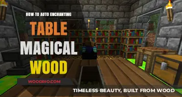 Master Auto Enchanting: Crafting Magical Wood with Your Enchanting Table