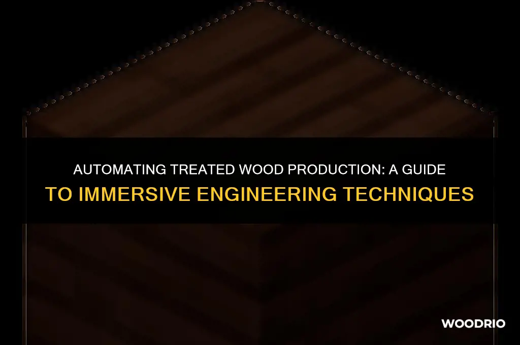 how to automate treated wood from immersive engineering