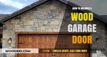 Mastering Balance: A Guide to Wood Garage Door Maintenance