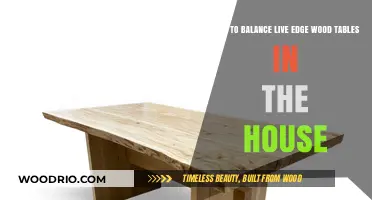Mastering Live Edge Wood Table Balance: Tips for Harmonious Home Decor