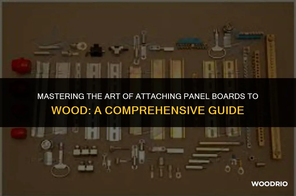 how to best attach panel board to wood