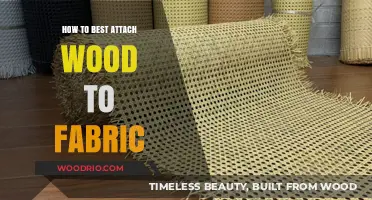 Stitching Together Strength: Attaching Wood to Fabric Like a Pro