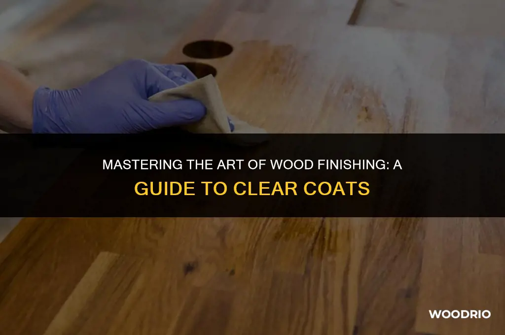 how to best clear coat wood