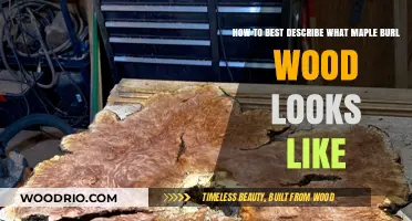 Unveiling the Unique Beauty of Maple Burl Wood: A Visual Guide