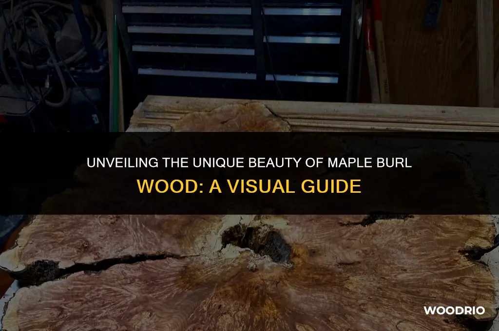 how to best describe what maple burl wood looks like