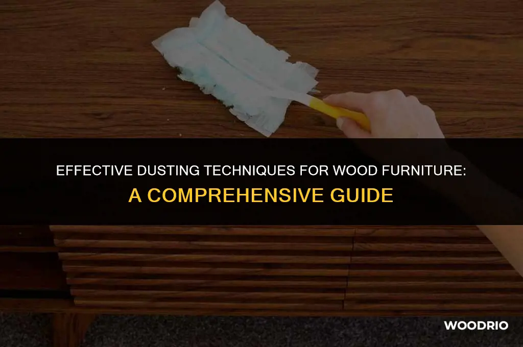how to best dust wood furniture