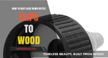 Crafting with Caps: A Guide to Gluing Bottle Caps onto Wood Surfaces