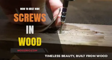 Mastering the Art of Concealing Screws in Wood: A Comprehensive Guide