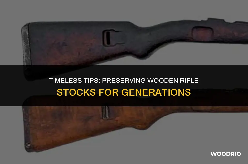 how to best preserve wooden stock on rifle