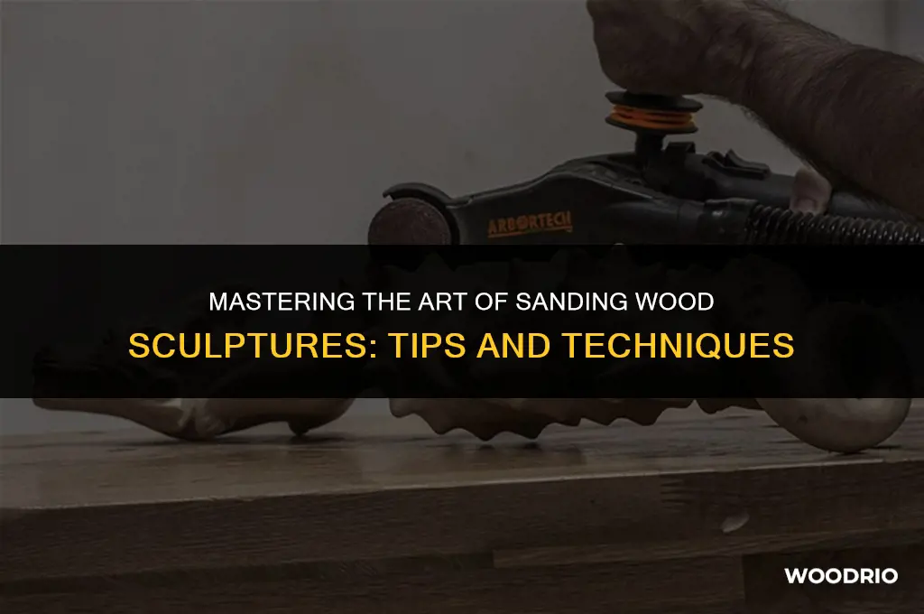 how to best sand a wood sculpture