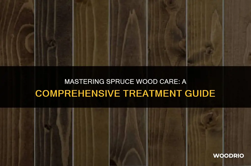 how to best treat spruce wood
