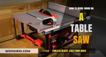 Mastering Wood Beveling: A Table Saw Guide for Perfect Angles