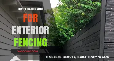 Easy DIY Guide to Blackening Wood for Durable Exterior Fencing