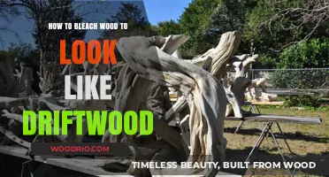 Bleaching Wood to Perfection: A Driftwood Look Guide
