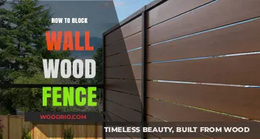 Effective DIY Guide: Blocking a Wall with a Wood Fence