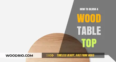 Mastering the Art of Blushing a Wood Table Top: A Guide