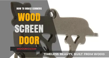 DIY Guide: Reinforcing Wooden Screen Door Corners for Durability