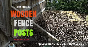 Secure Your Fence: A Step-by-Step Guide to Bracing Wooden Posts