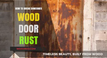 Effective Ways to Remove Rust from Wooden Doors
