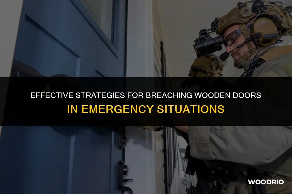 how to break wooden door in rsut