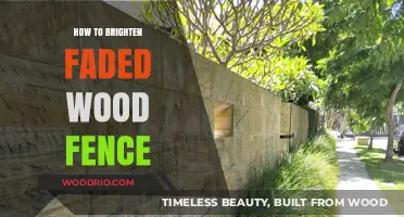Revive Your Weathered Fence: Brightening Faded Wood with Simple Techniques