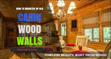 Revive Rustic Charm: Brightening Old Cabin Wood Walls with Ease