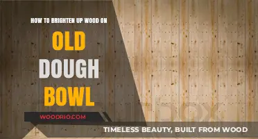 Revive Your Old Dough Bowl: Brightening Wood with Simple Techniques