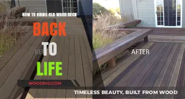 Revitalize Your Weathered Deck: A Guide to Restoring Old Wood