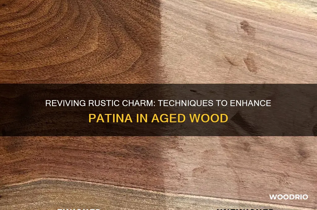 how to bring out patina in old wood