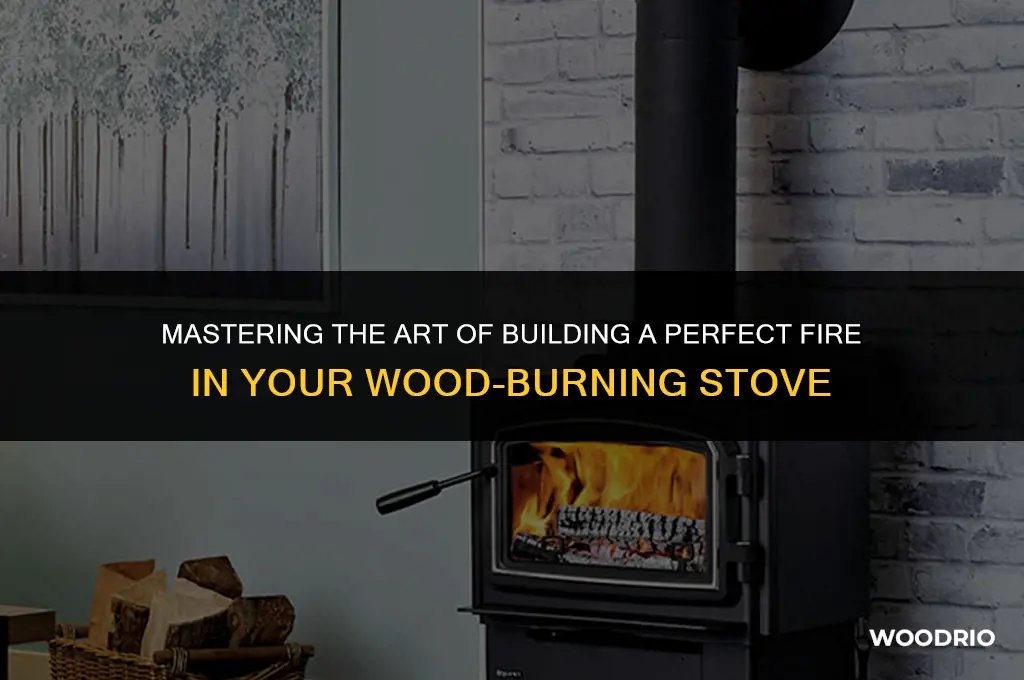 how to build a fire in a wood burning stove