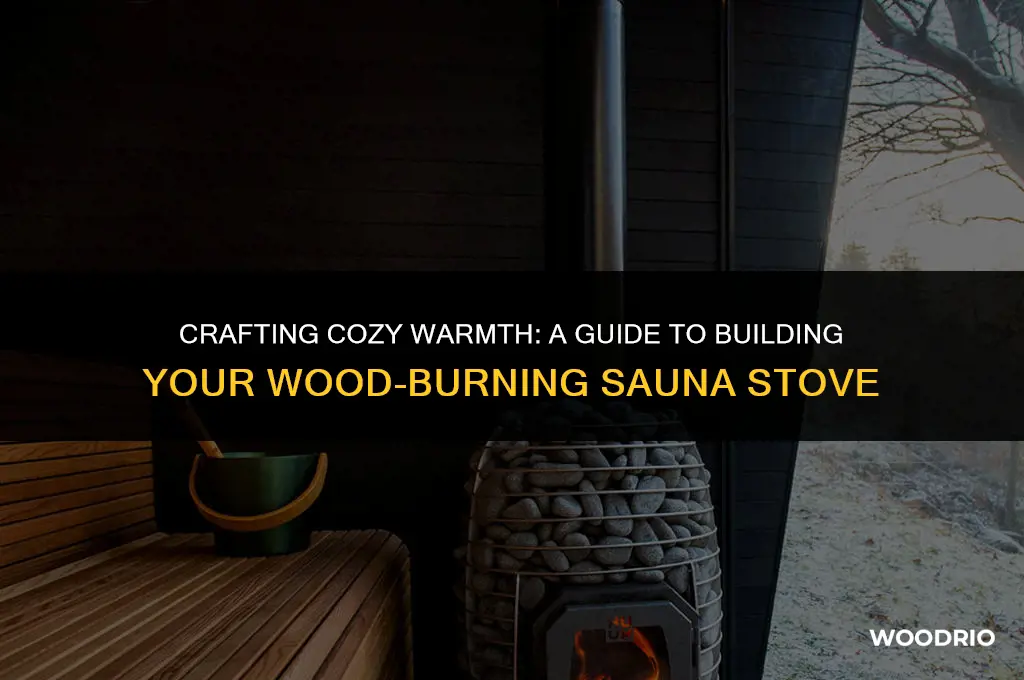 how to build a wood burning sauna stove