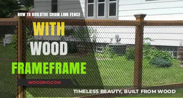 Building a Durable Chain Link Fence with a Wood Frame: A Step-by-Step Guide