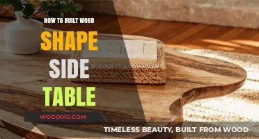 Crafting a Unique Wood Shape Side Table: DIY Guide