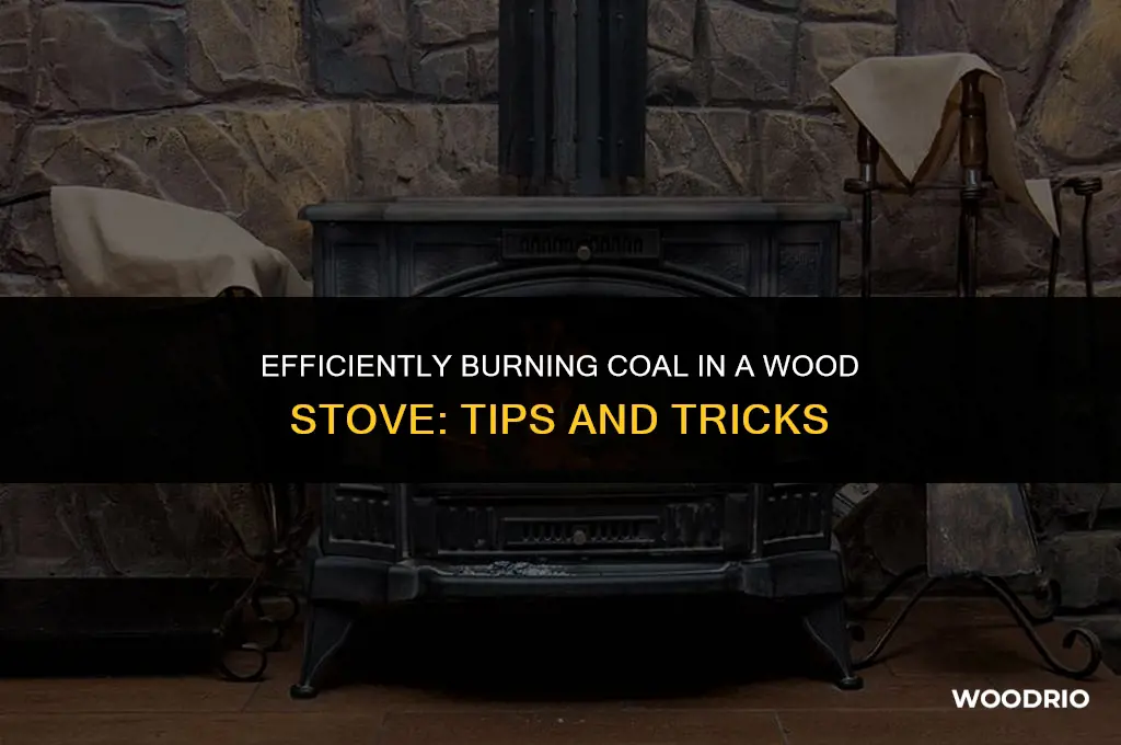 how to burn coal in a wood stove