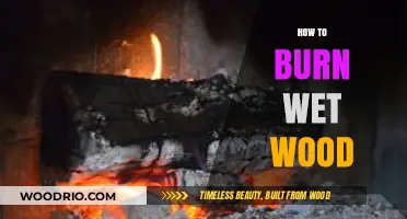 Mastering the Art of Burning Wet Wood: Tips and Tricks