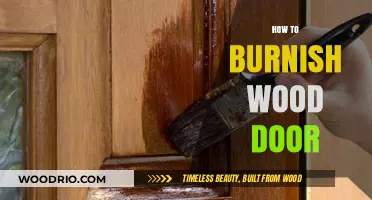 Reviving Elegance: The Art of Burnishing Wood Doors