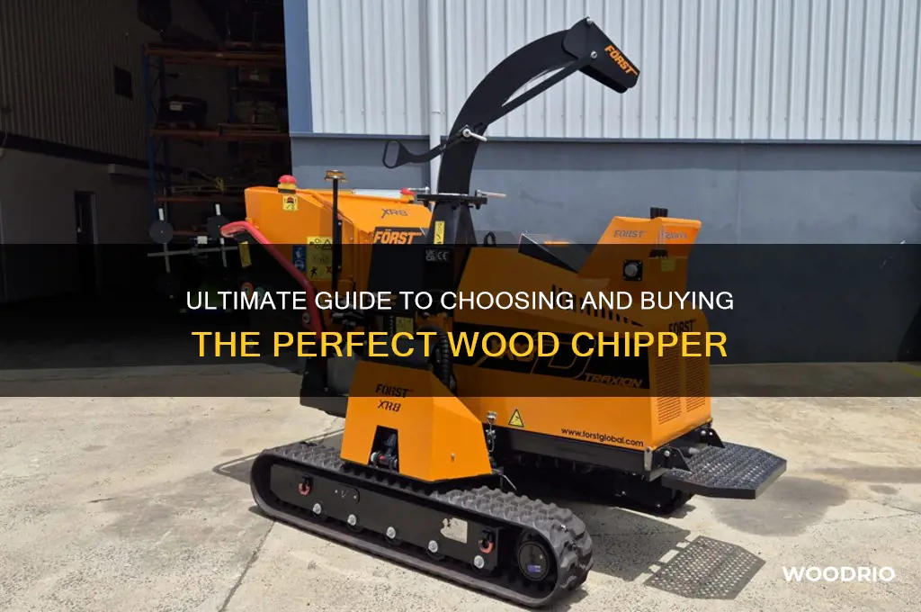 how to buy a wood chipper