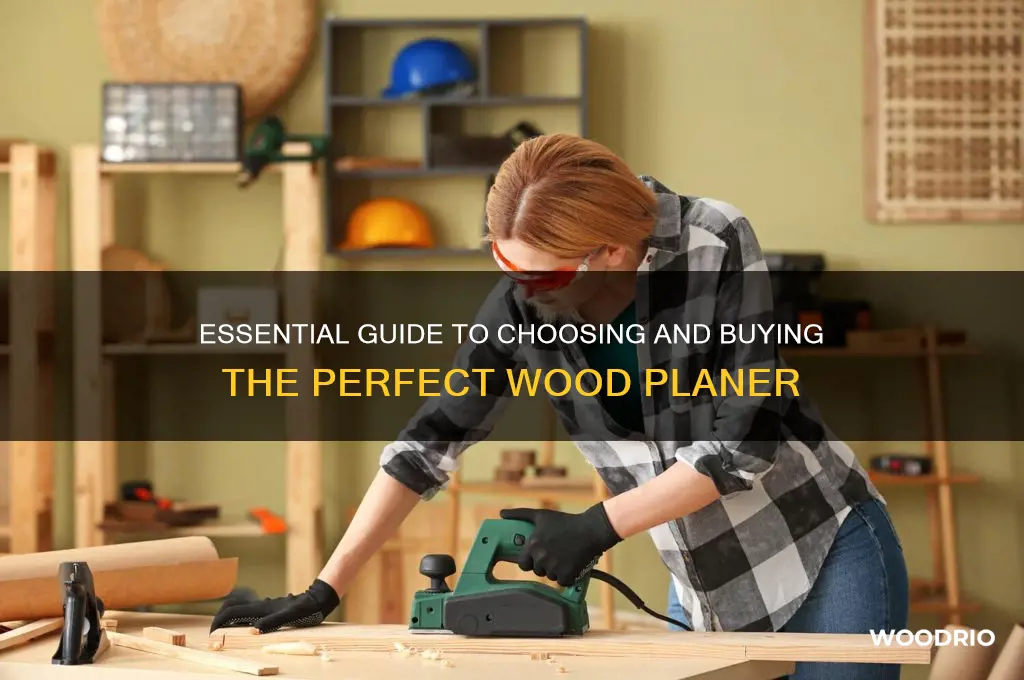 how to buy a wood planer