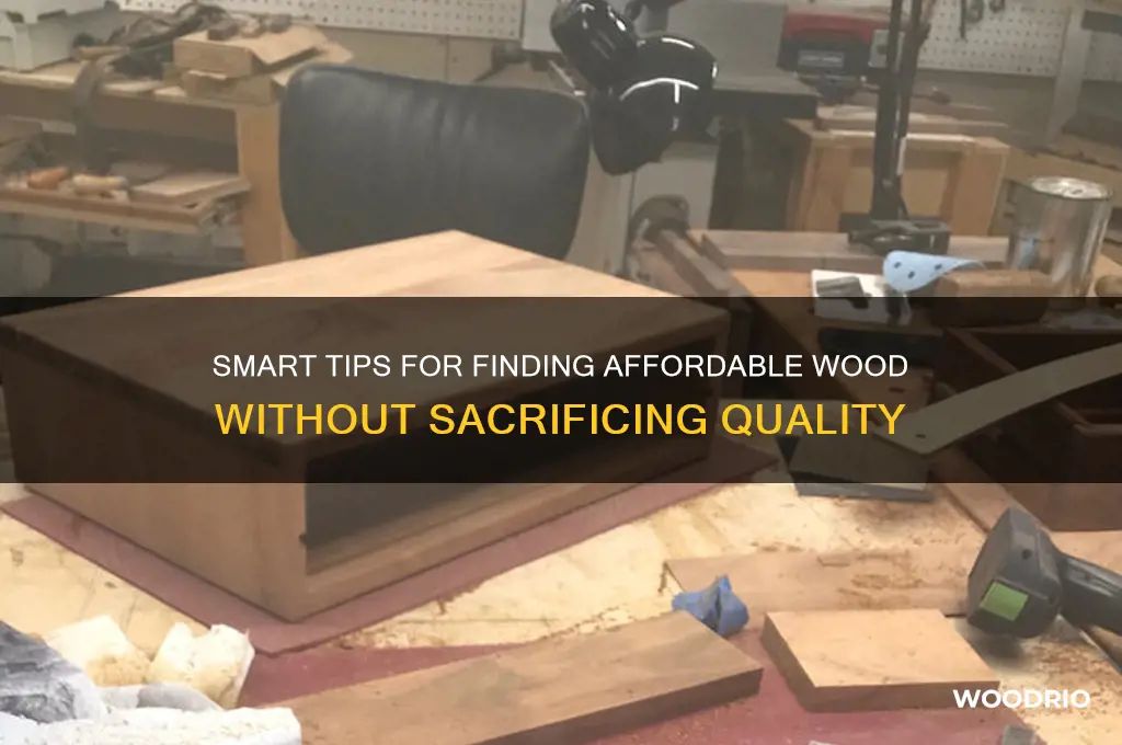 how to buy cheap wood