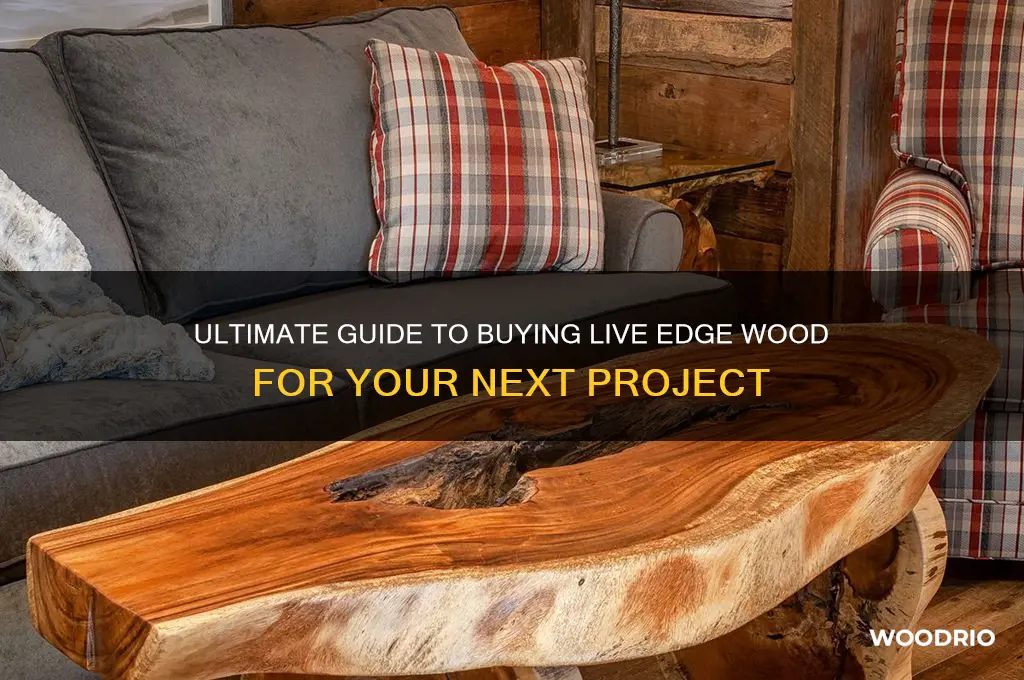 how to buy live edge wood