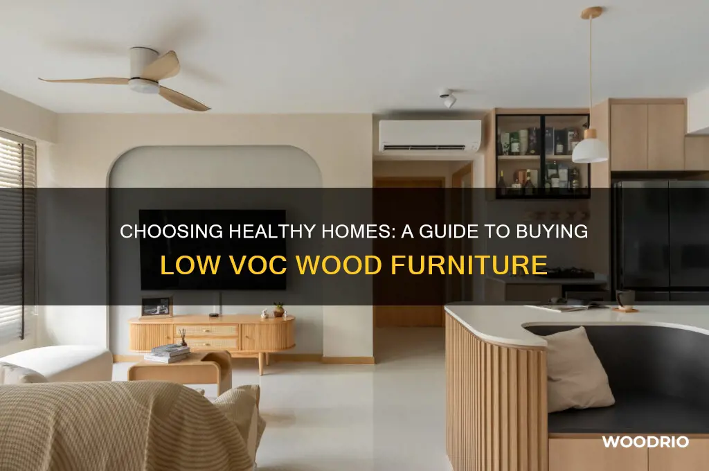 how to buy low voc wood furniture